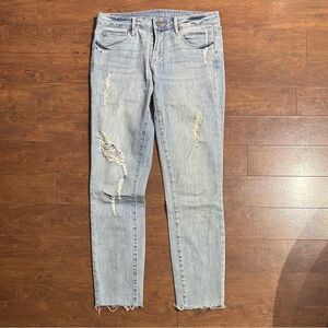 Articles Of Society Light Blue Distressed Skinny Jeans - “Cane”